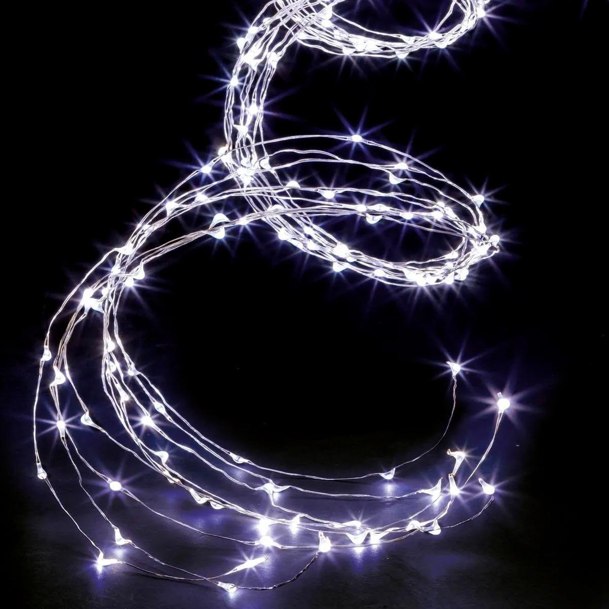 FEERIC LIGHT & CHRISTMAS Cascade lumineuse extérieure  copper lux  1m blanc froid