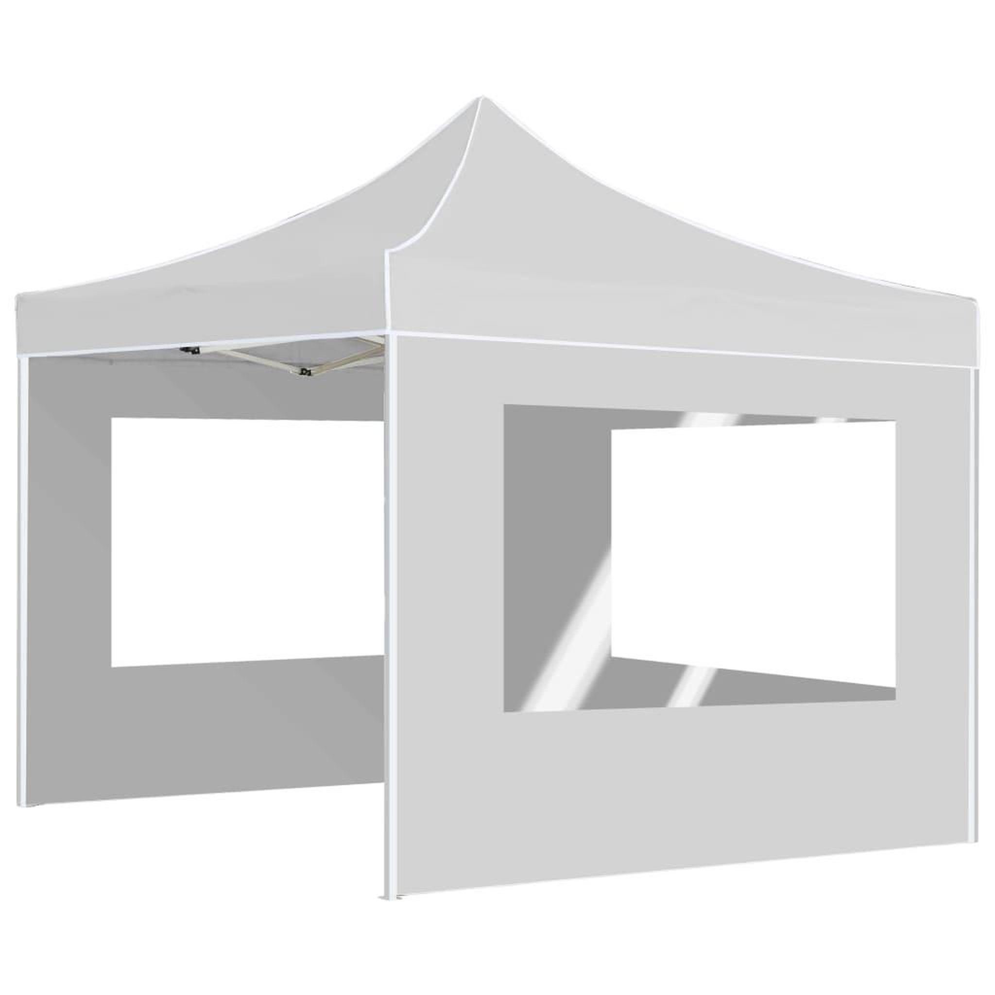 Voir la diapositive 4 : VIDAXL Tente de reception pliable avec parois Aluminium 2x2 m Blanc