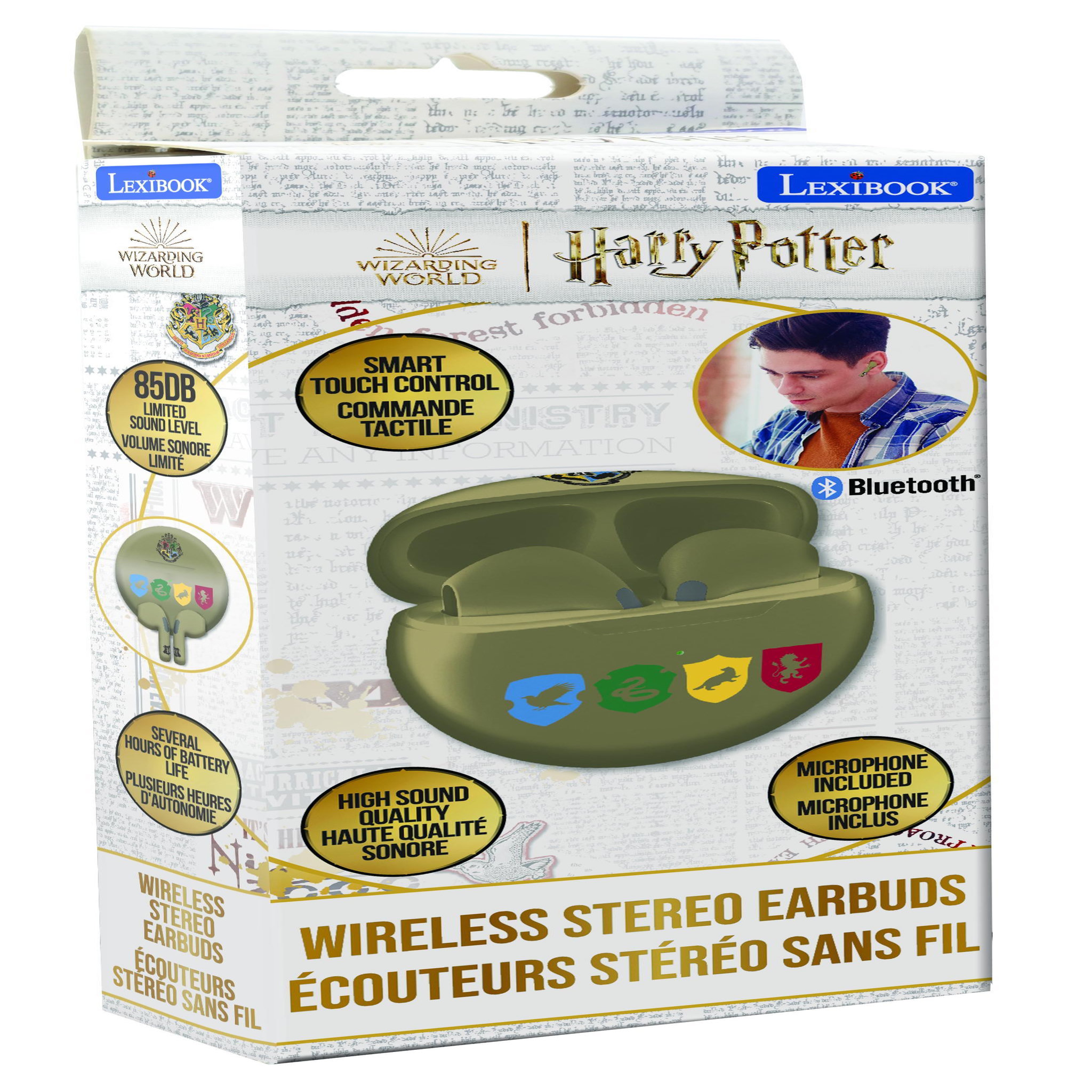 Voir la diapositive 5 : Lexibook Écouteurs sans fil Bluetooth Harry Potter