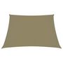 Voir la diapositive 2 : VIDAXL Voile de parasol Tissu Oxford trapeze 2/4x3 m Beige