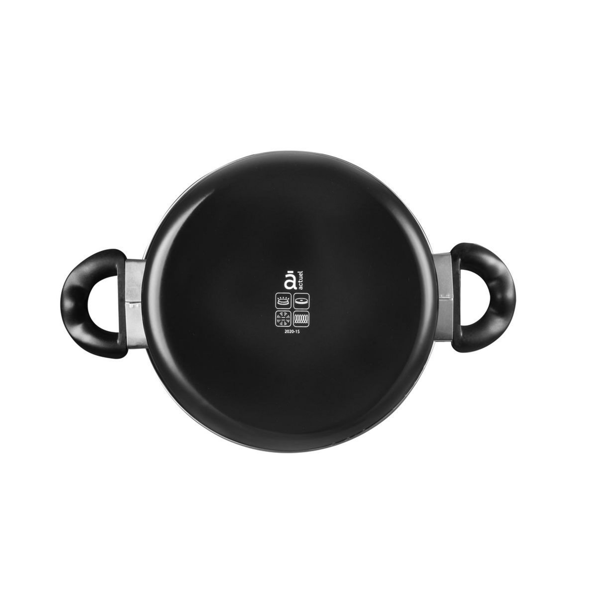 ACTUEL Faitout induction + couvercle 24 cm