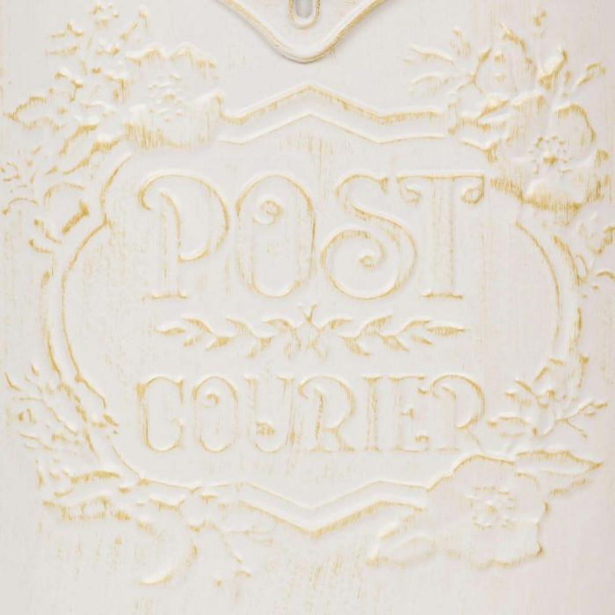 ATMOSPHERA Boîte aux Lettres Déco en Métal  Tino  40cm Blanc