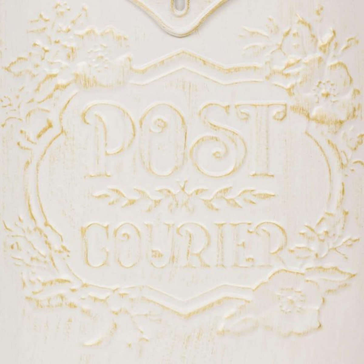 ATMOSPHERA Boîte aux Lettres Déco en Métal  Tino  40cm Blanc