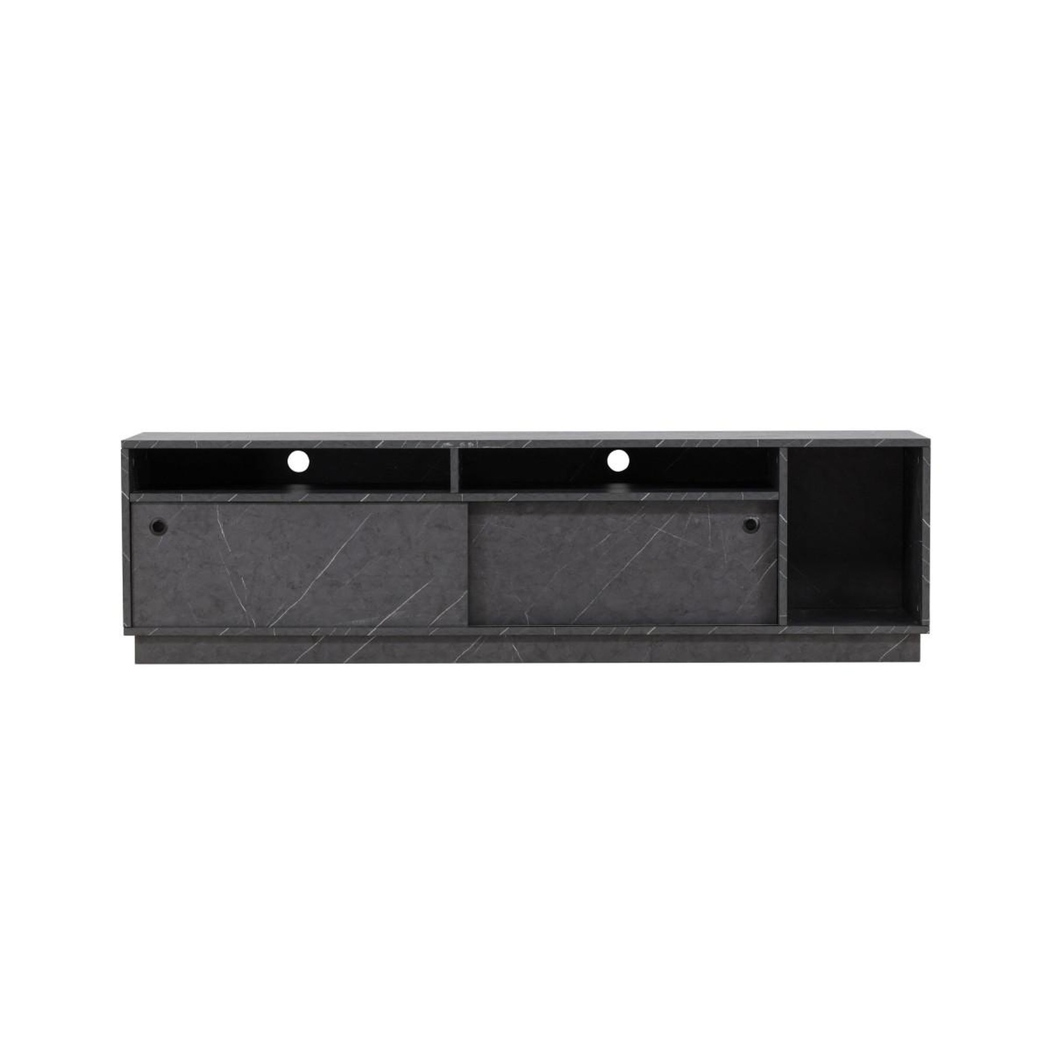 Voir la diapositive 4 : Paris Prix Meuble tv design  girona  180cm noir