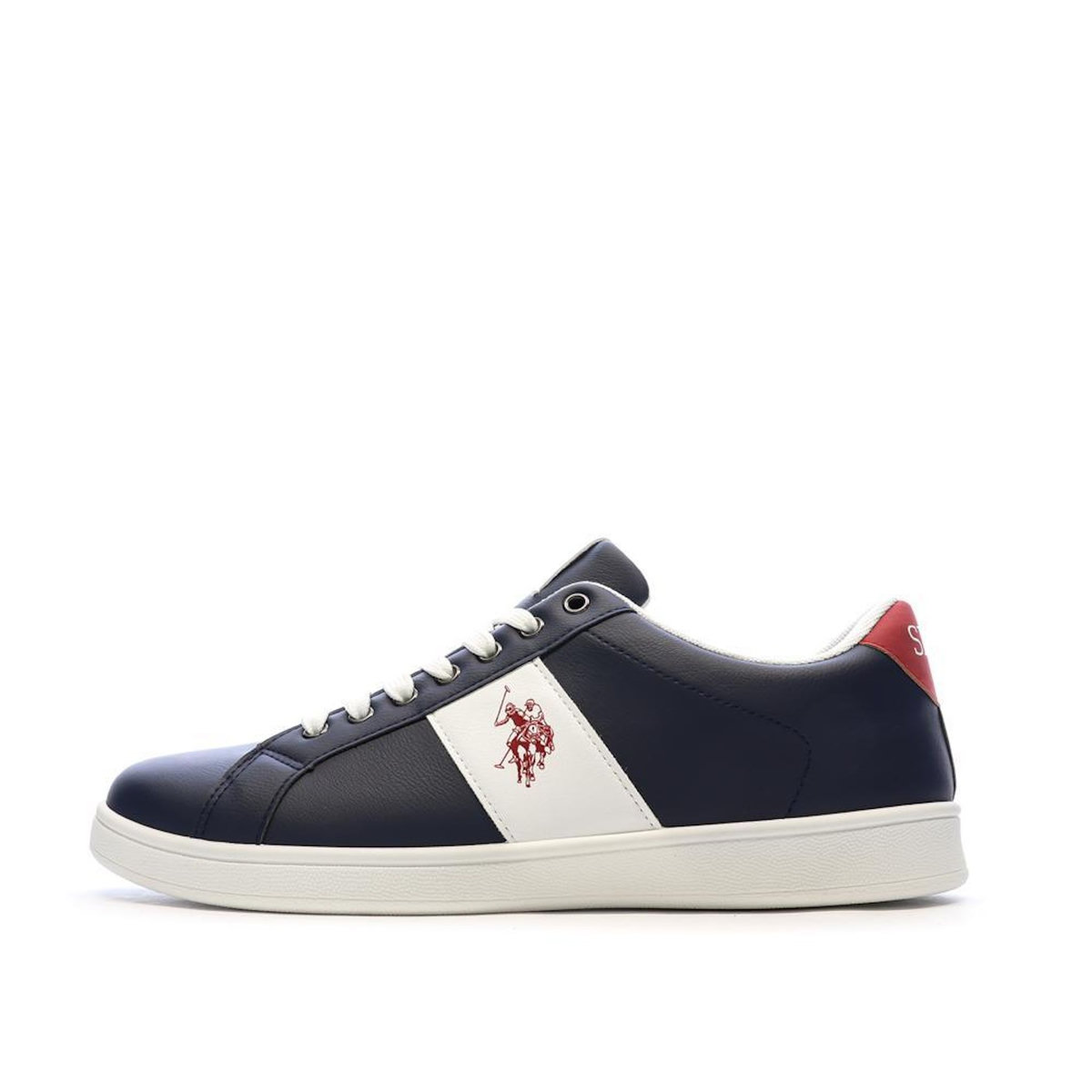 U.S. Polo Assn. Baskets Marine/Blanc/Rouge Homme US Polo ASSN High-top