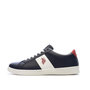 Voir la diapositive 1 : U.S. Polo Assn. Baskets Marine/Blanc/Rouge Homme US Polo ASSN High-top