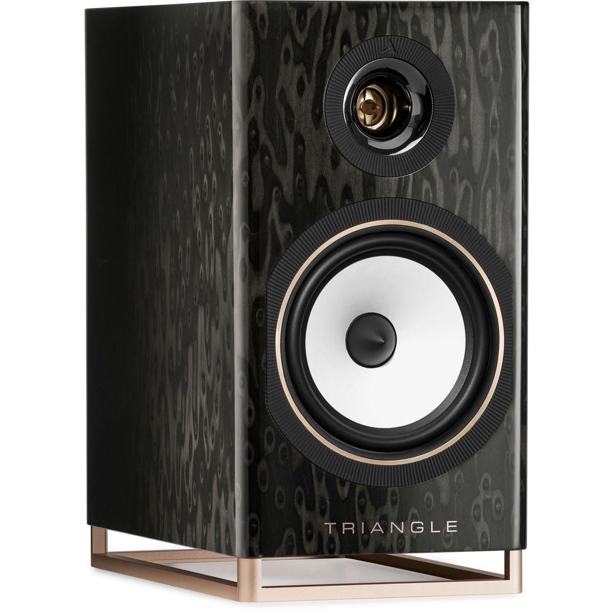 Triangle Enceinte bibliothèque active Capella Etoile Noire