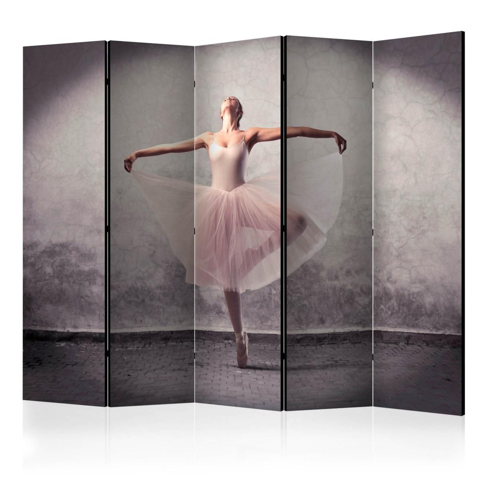 Paris Prix Paravent 5 volets  classical dance poetry without words  172x225cm