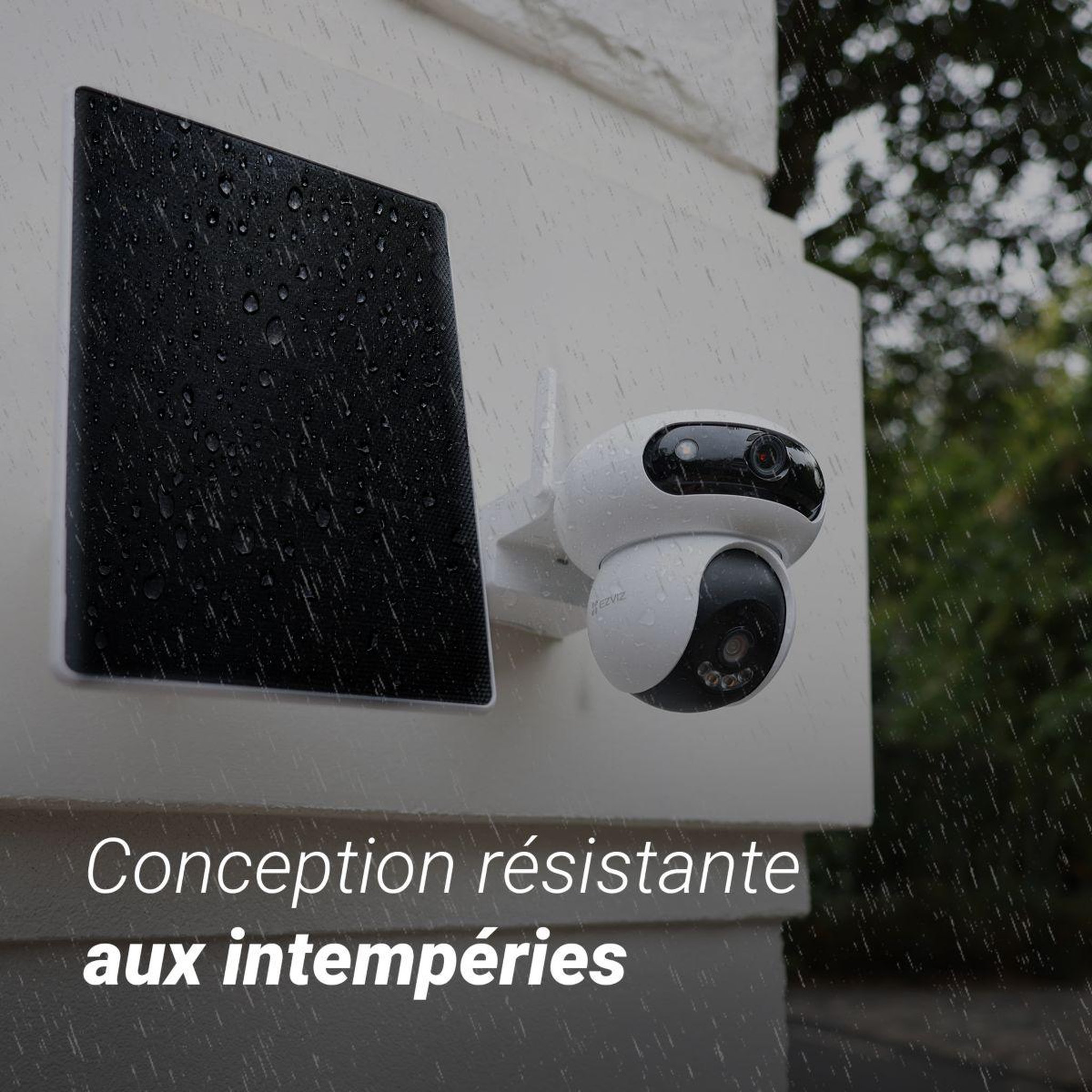 Voir la diapositive 4 : EZVIZ Caméra de surveillance hb90 2k+ + 8w panneau solaire