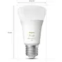  Philips Hue White Ambiance, ampoule LED connectée E27, équivalent 60W, 800 lumen, Pack de 4, compatible Bluetooth