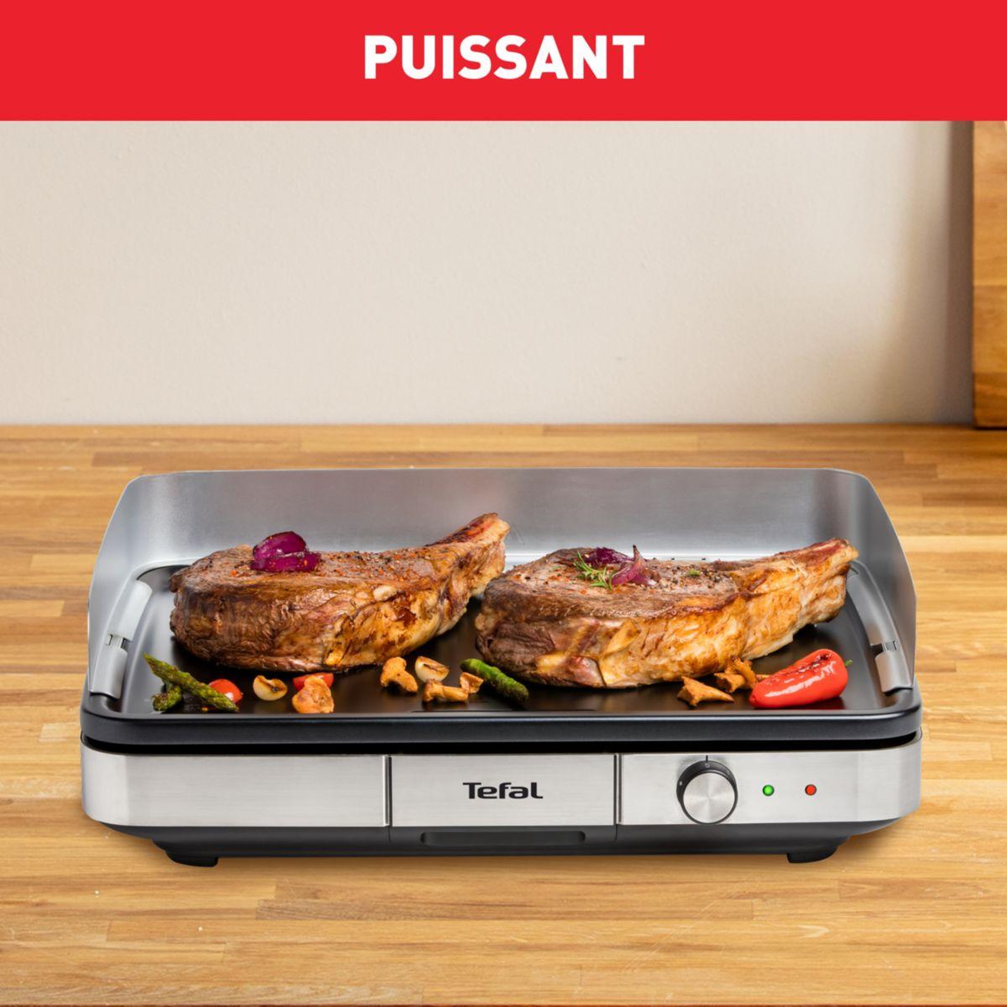 Voir la diapositive 5 : TEFAL Plancha électrique CB690D12 Maxi XXL inox