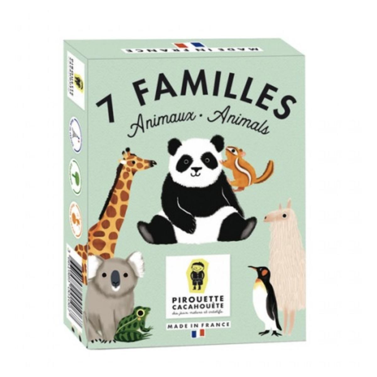 PIROUETTE CACAHOUETE Jeu de 7 familles - Animaux -