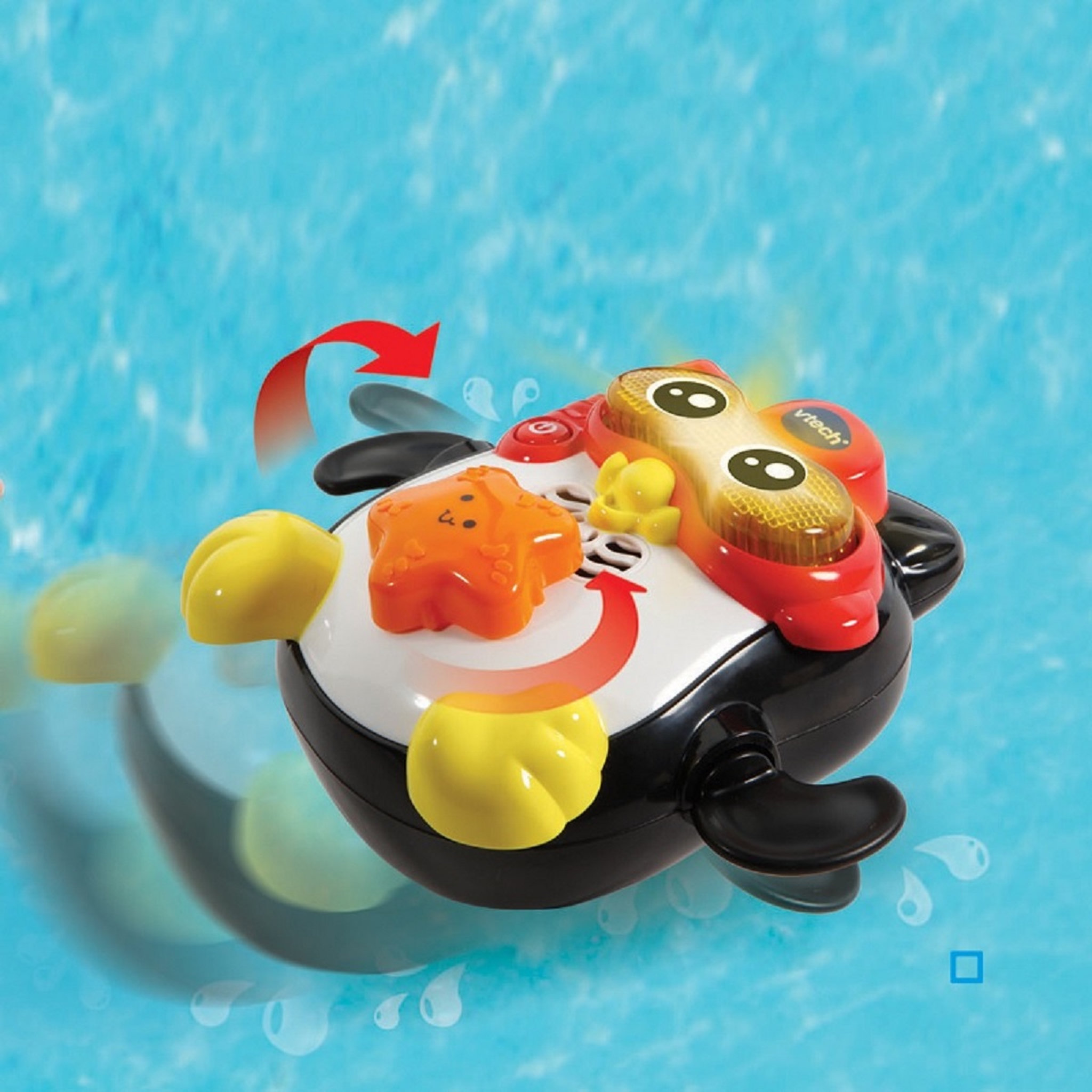Voir la diapositive 2 : VTECH Jouet de bain - Gedeon, champion de natation 