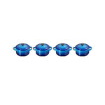 Le Creuset Cocottes Miniatures Le Creuset Azure Set de 4