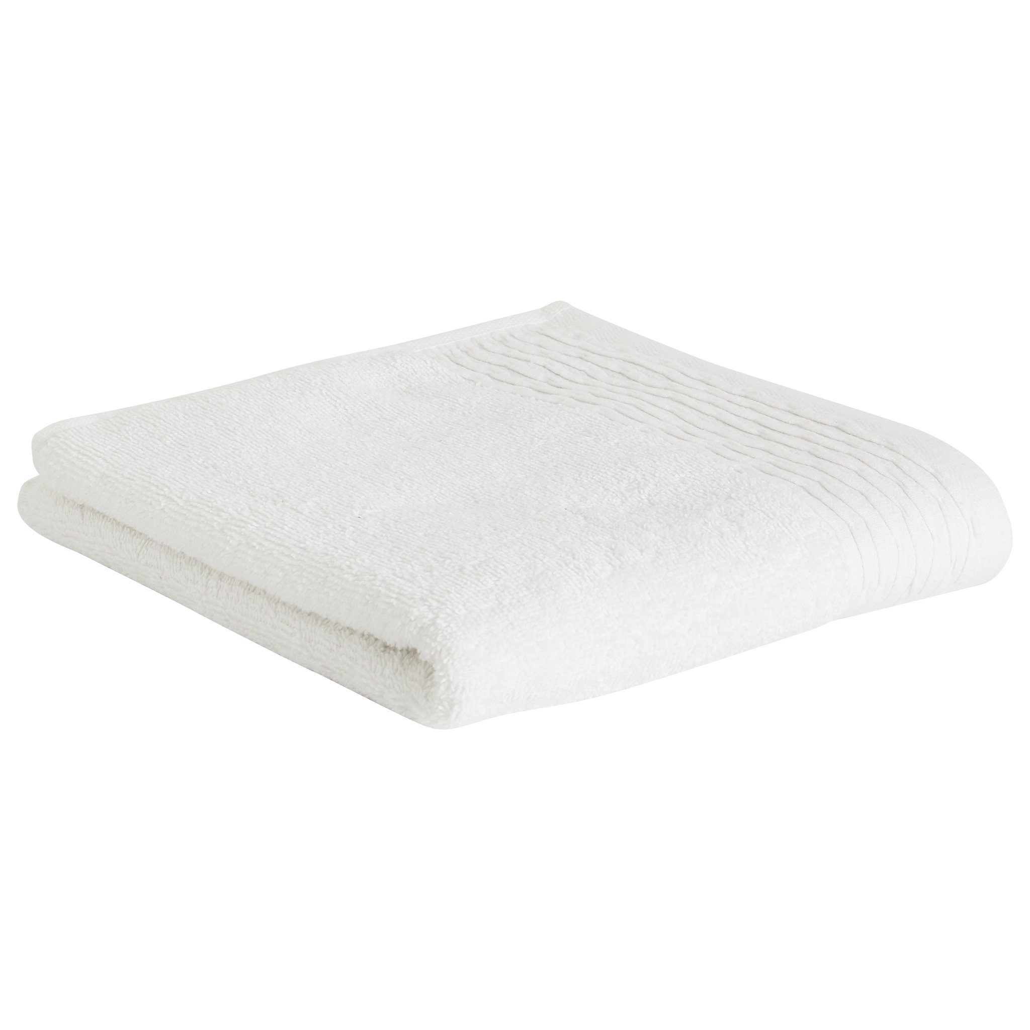 Voir la diapositive 1 : Serviette de toilette unie en coton 500GSM