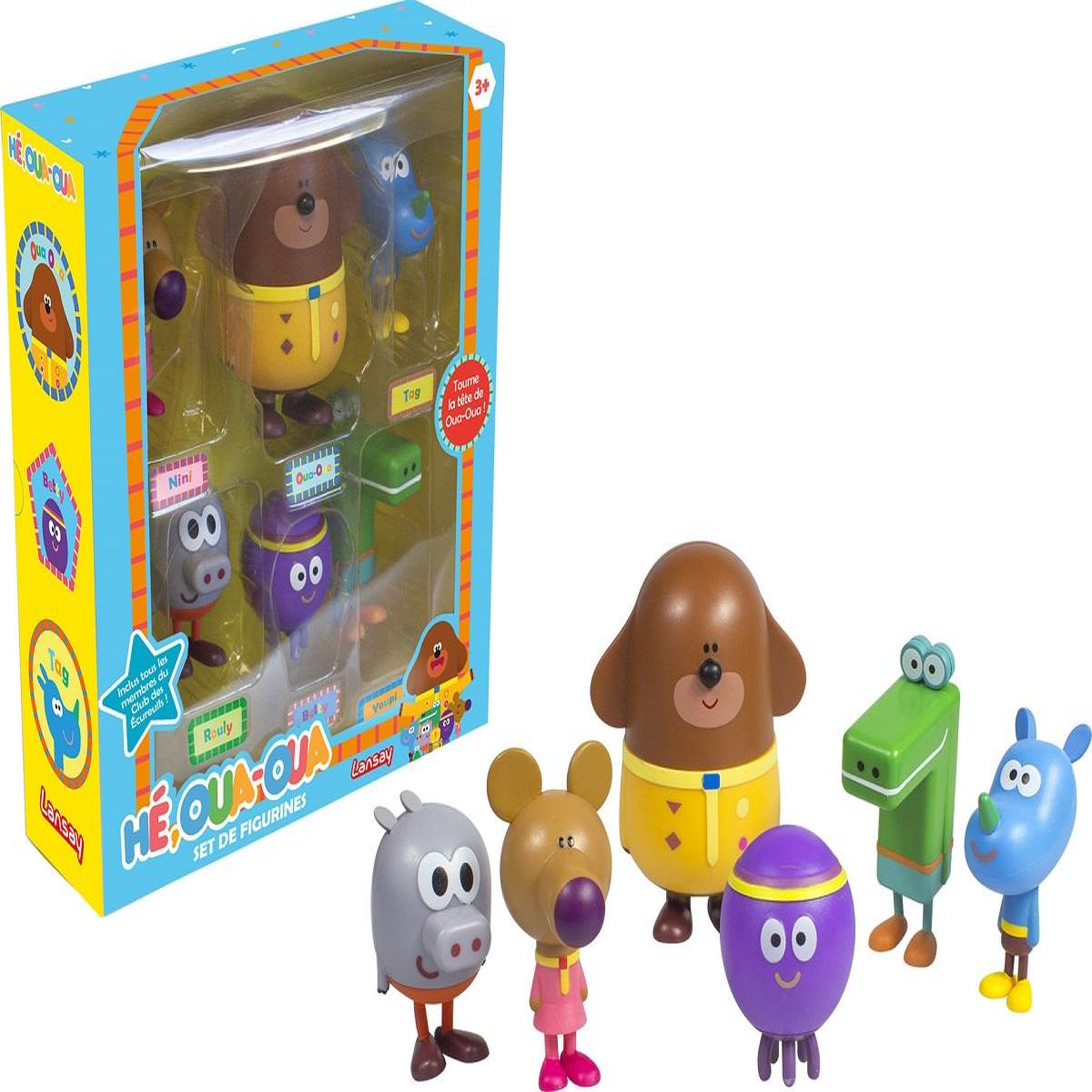 Voir la diapositive 3 : LANSAY Univers miniature - HE OUA-OUA Ensemble de 6 figurines 