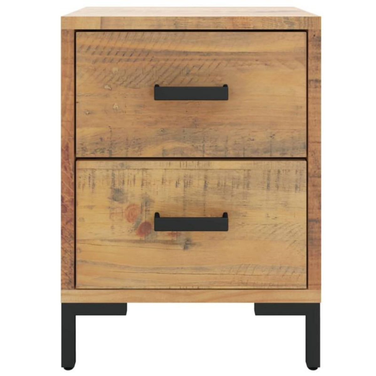 VIDAXL Table de chevet Marron 36x30x45 cm Bois de pin massif