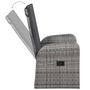 Voir la diapositive 4 : VIDAXL Ensemble a manger de jardin 3 pcs Gris