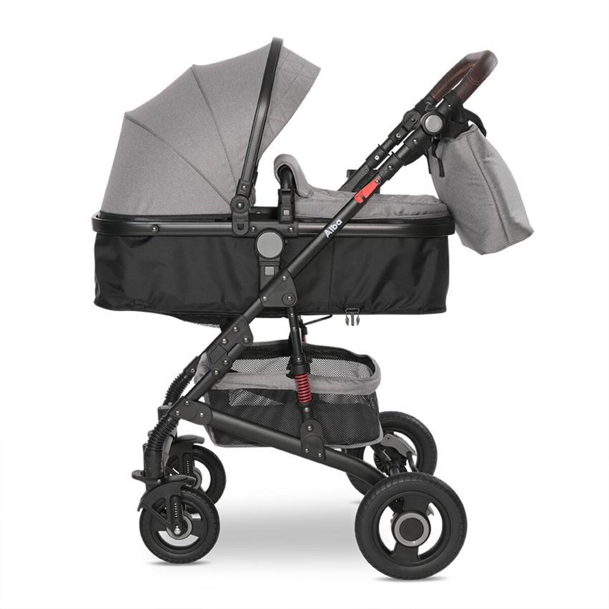 BEBELISSIMO - Poussette combinée trio 3 en 1 - siège auto 0m – nacelle –  Bebelissimo