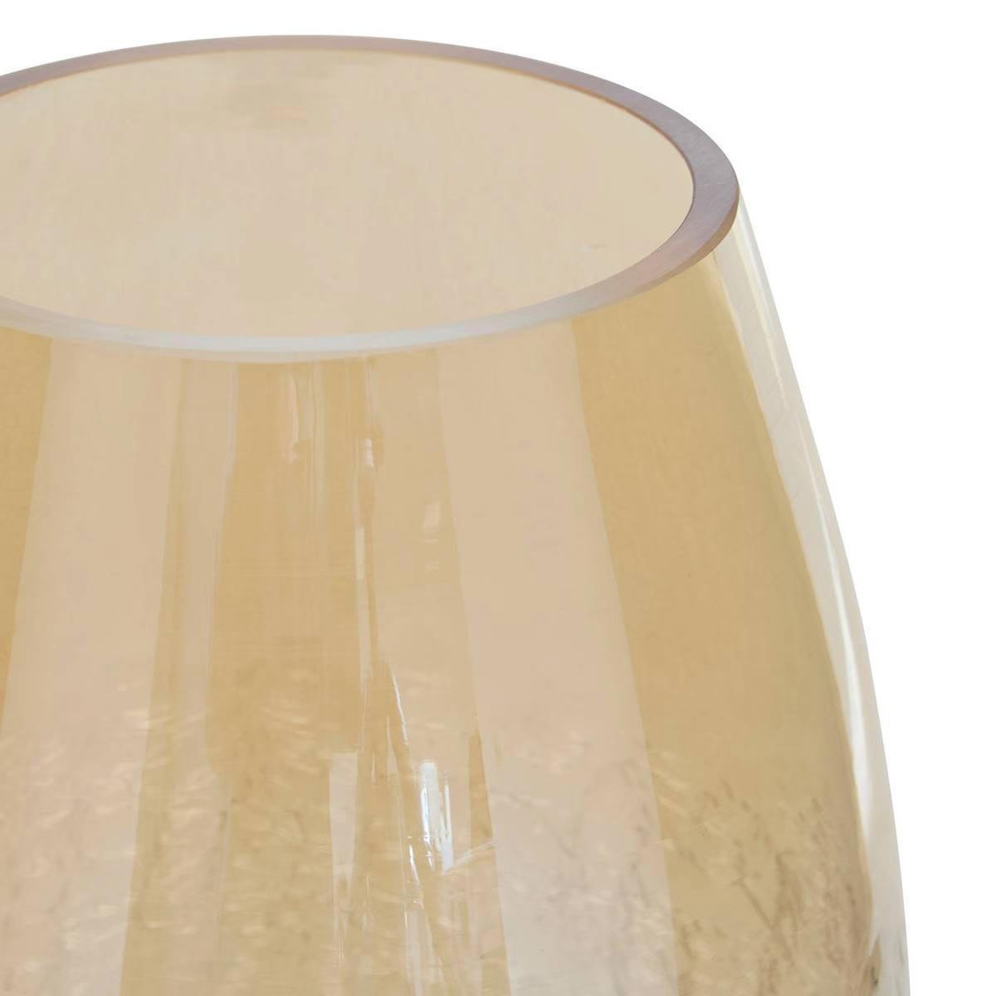 Voir la diapositive 2 : ATMOSPHERA Vase en verre craquelé  alexis  25cm transparent