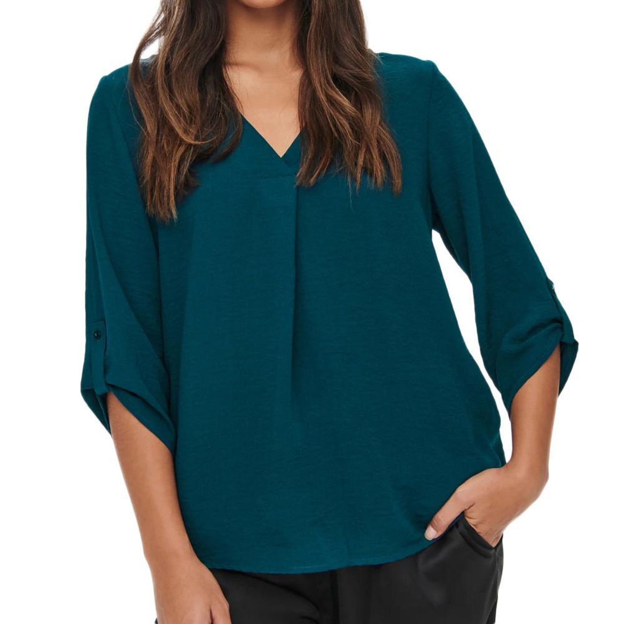 JACQUELINE DE YONG Blouse  Femme JDY DIVYA. Coloris disponibles : Bleu