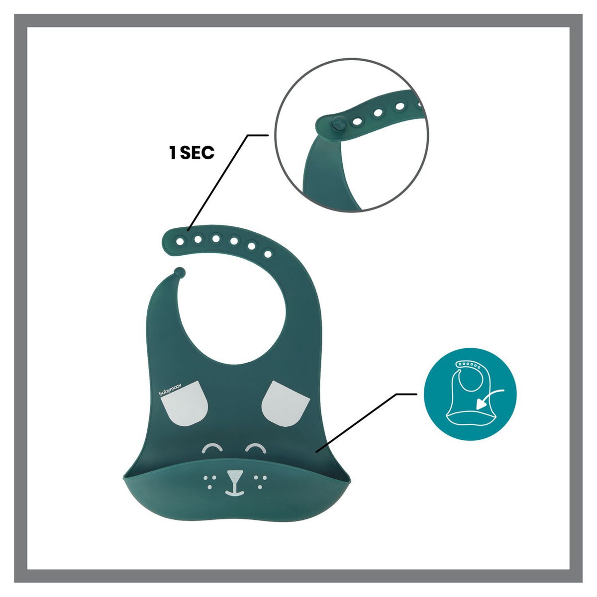 BABYMOOV Kit repas en silicone FIRST'ISY