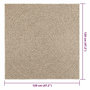 Voir la diapositive 6 : VIDAXL Tapis ZIZUR beige 120x120 cm aspect de jute interieur exterieur