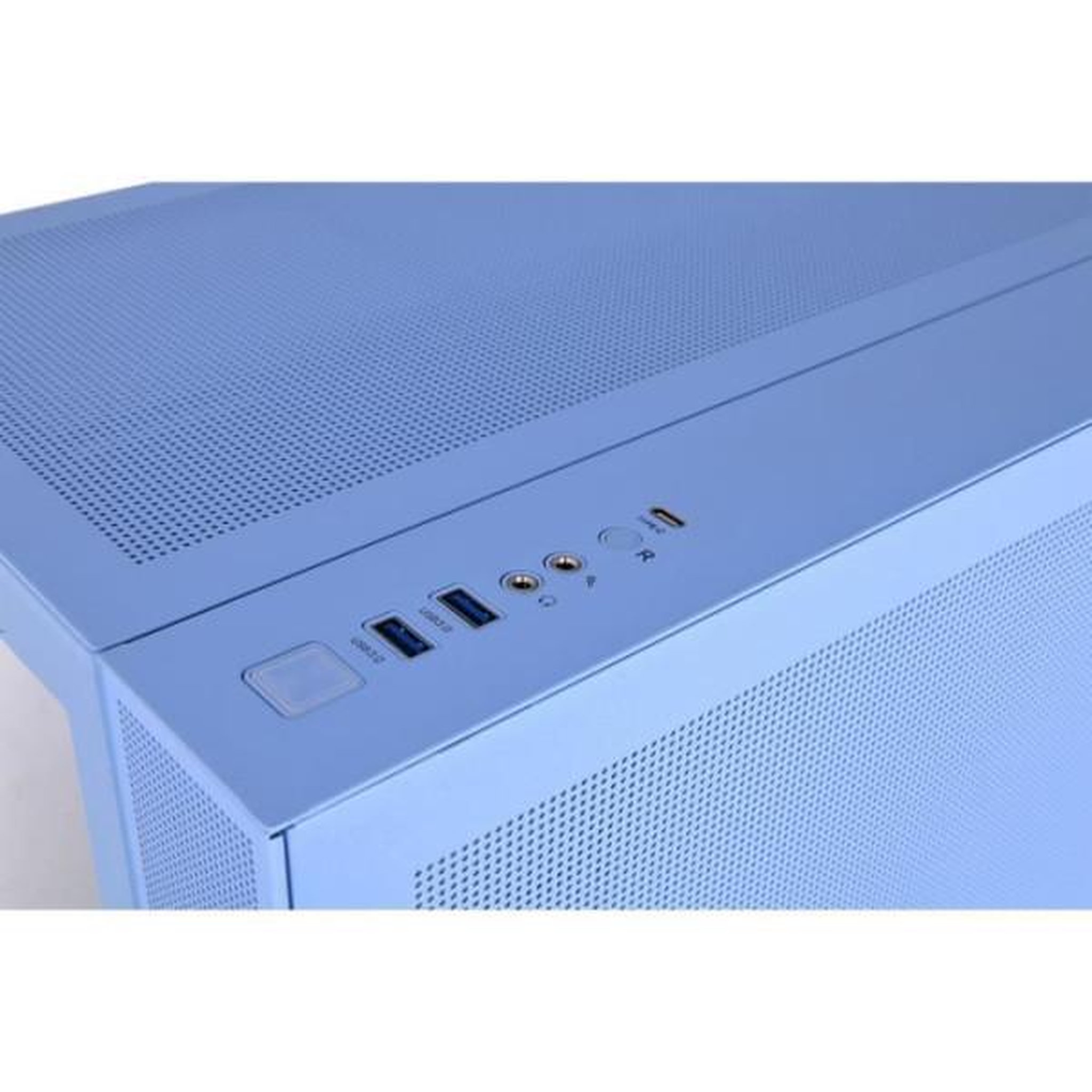 Voir la diapositive 2 : Thermaltake Boîtier PC - THERMALTAKE - View 380 TG ARGB Hydrangea Blue - Moyen tour - ATX - Verre trempé - Bleu