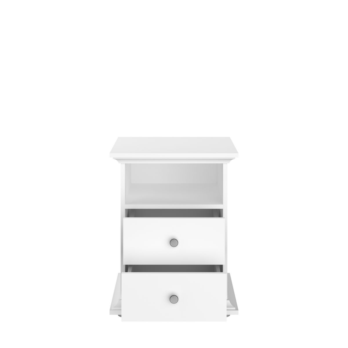 Chevet 1 niche 2 tiroirs L45cm NESRINE