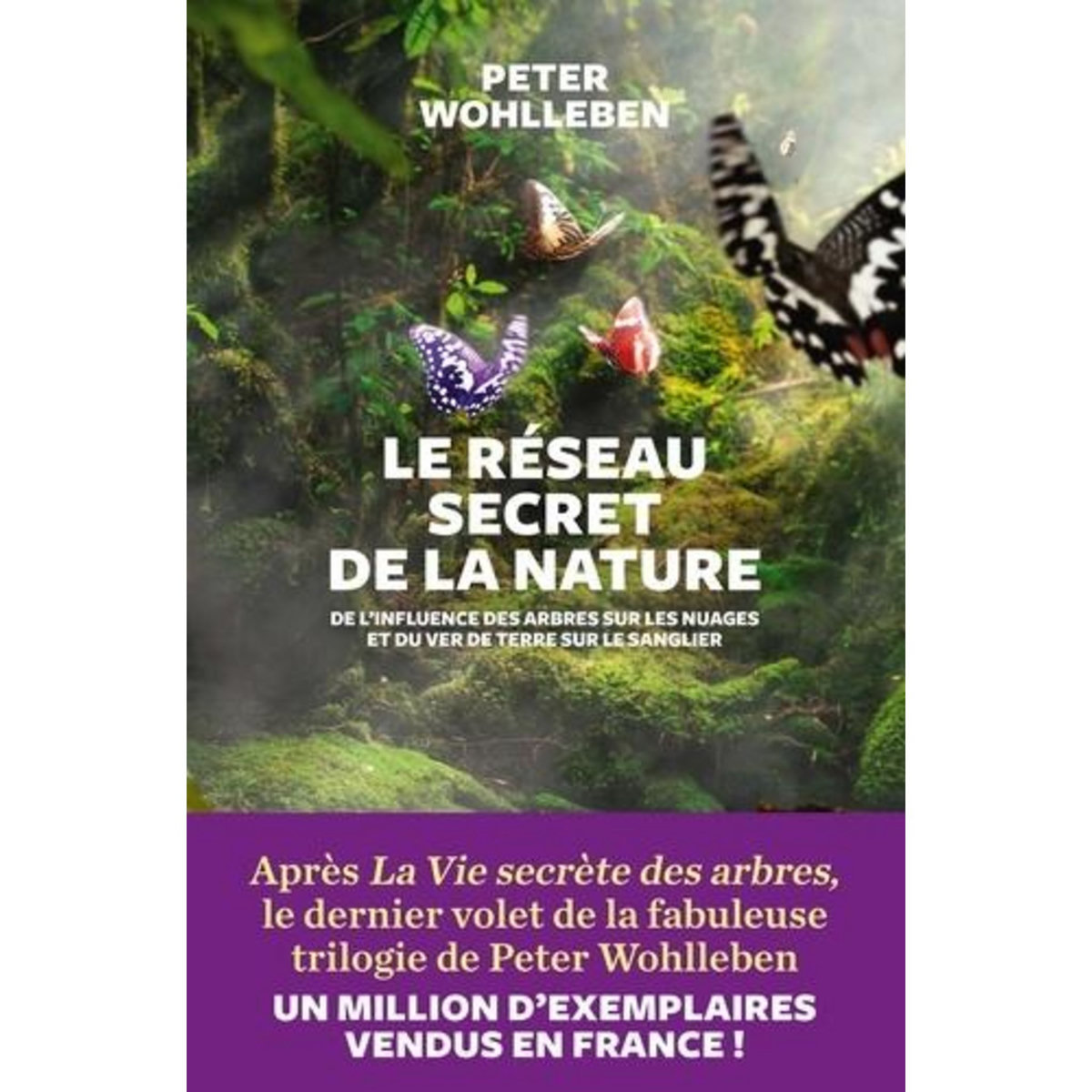LE RESEAU SECRET DE LA NATURE. DE L'INFLUENCE DES ARBRES SUR LES NUAGES ET DU VER DE TERRE SUR LE SANGLIER, Wohlleben Peter