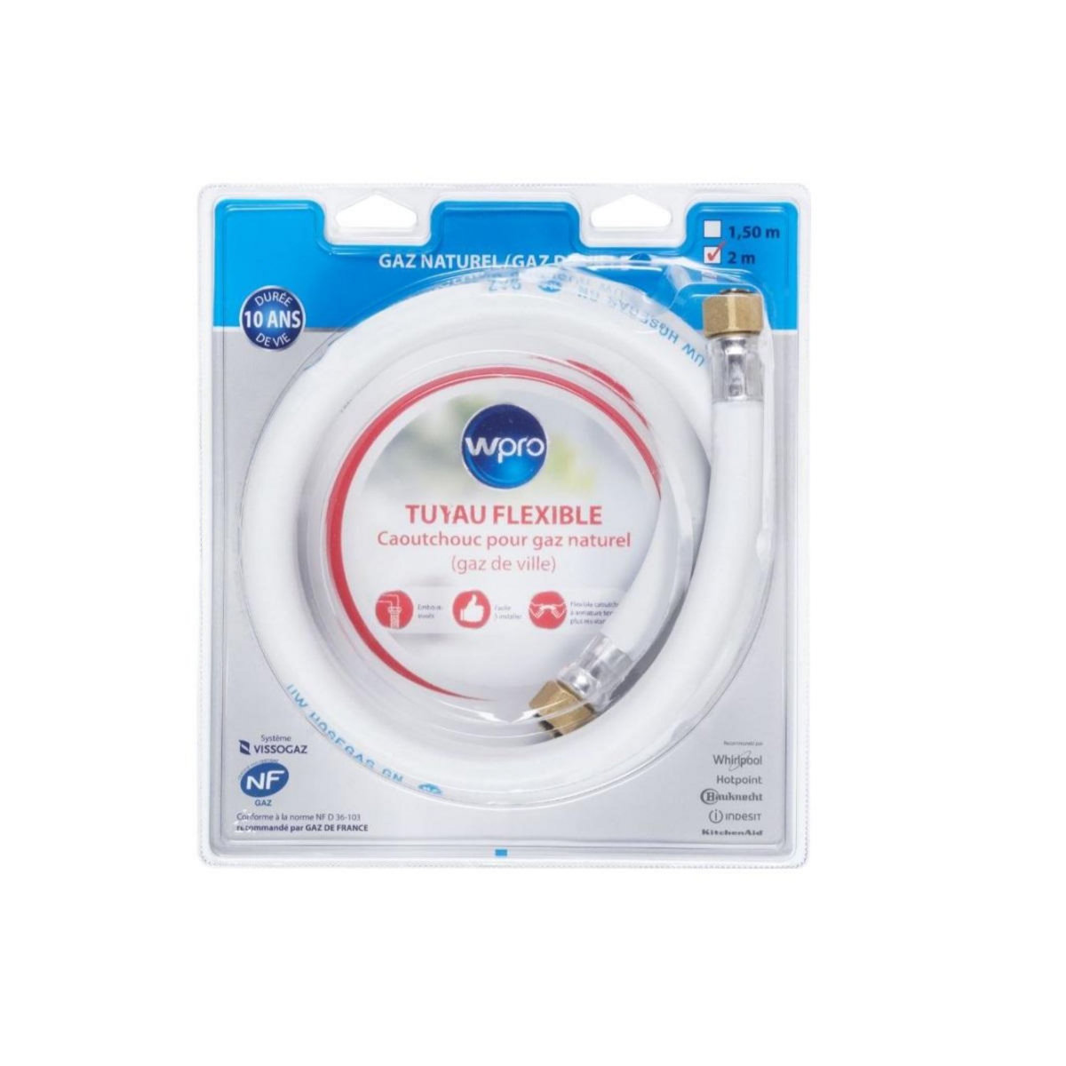 WPRO Tuyau de gaz pour cuisinière à gaz - TNC200