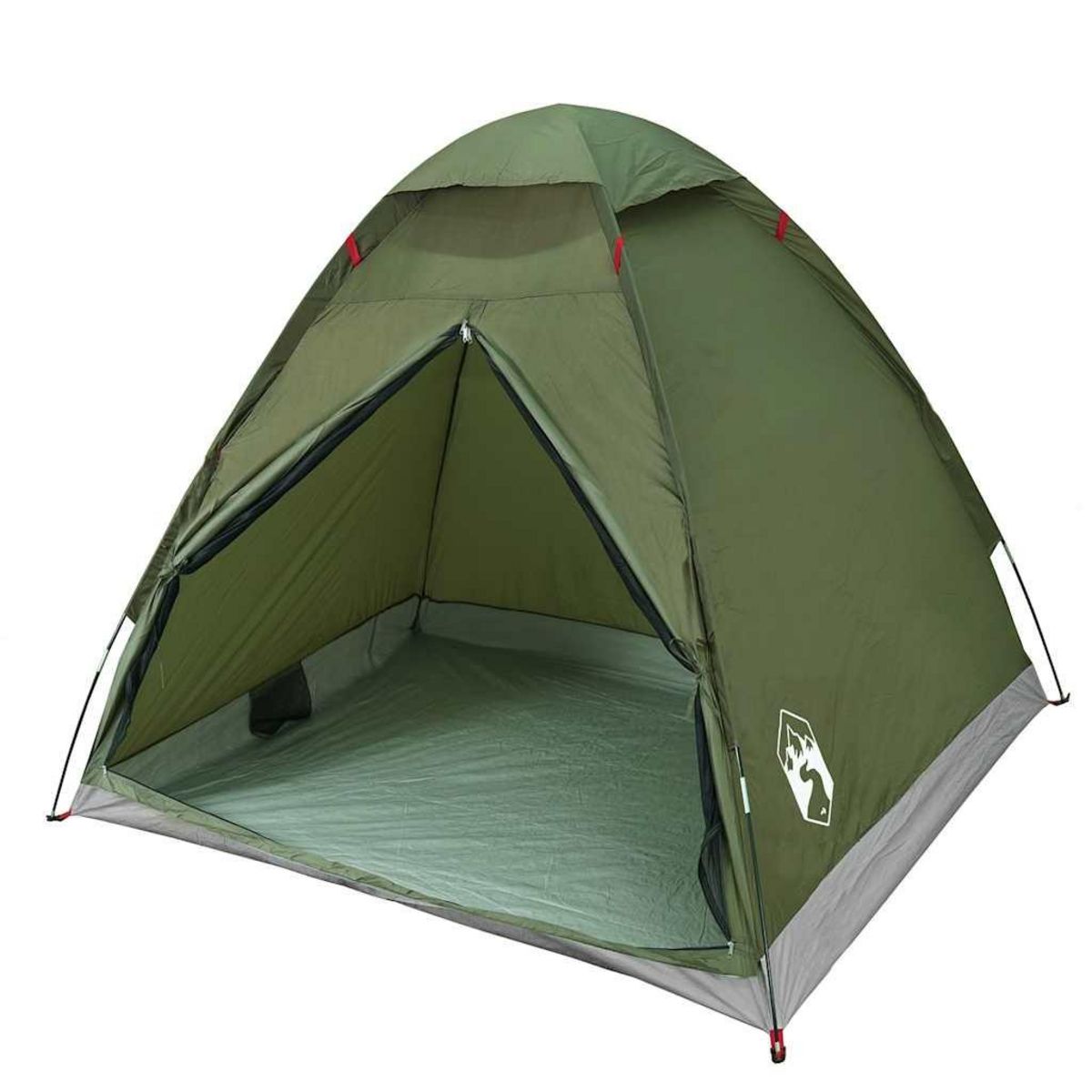 VIDAXL Tente de camping a dome 2 personnes vert olive impermeable