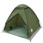 Voir la diapositive 4 : VIDAXL Tente de camping a dome 2 personnes vert olive impermeable