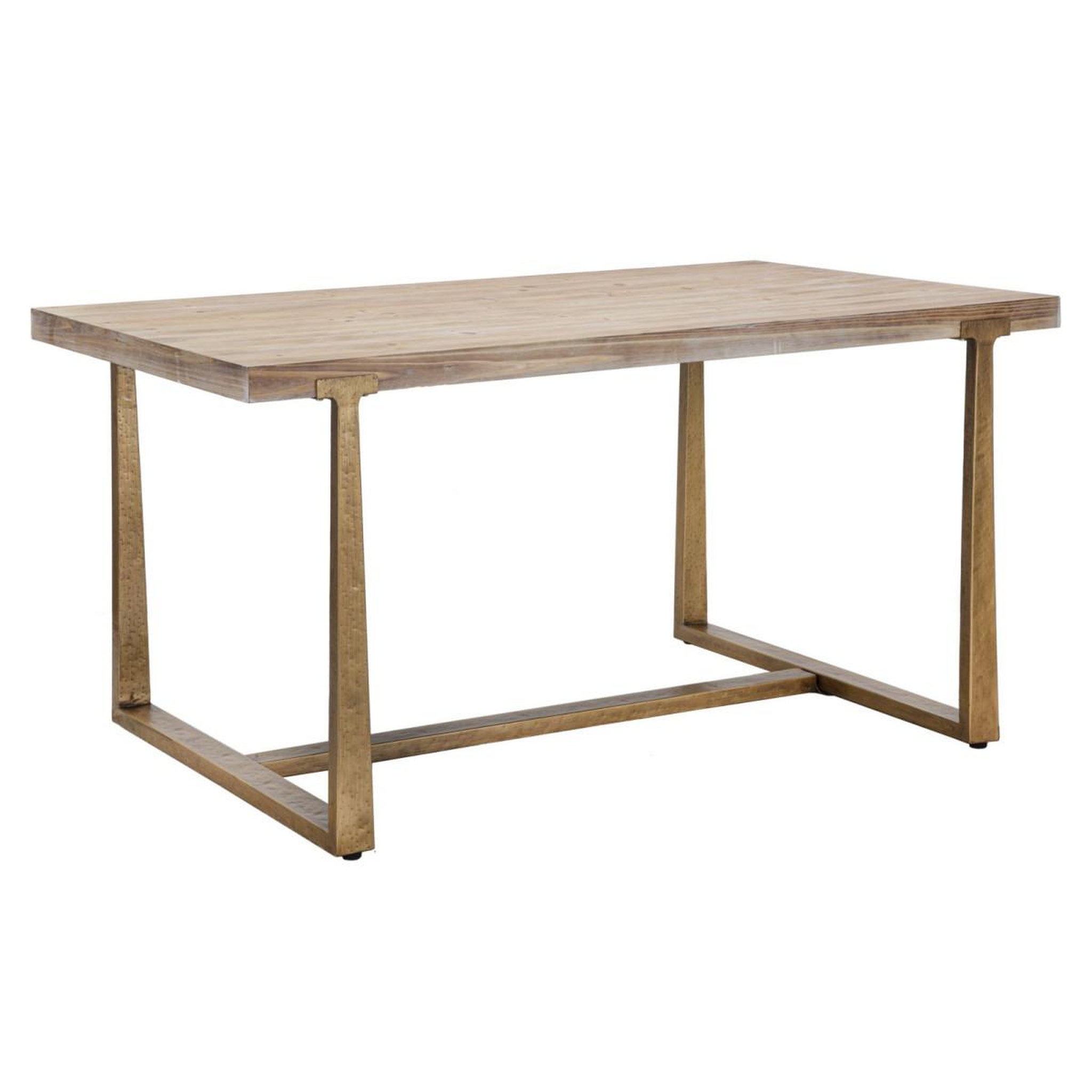 Paris Prix Table à manger effet bois  ankara  150cm naturel