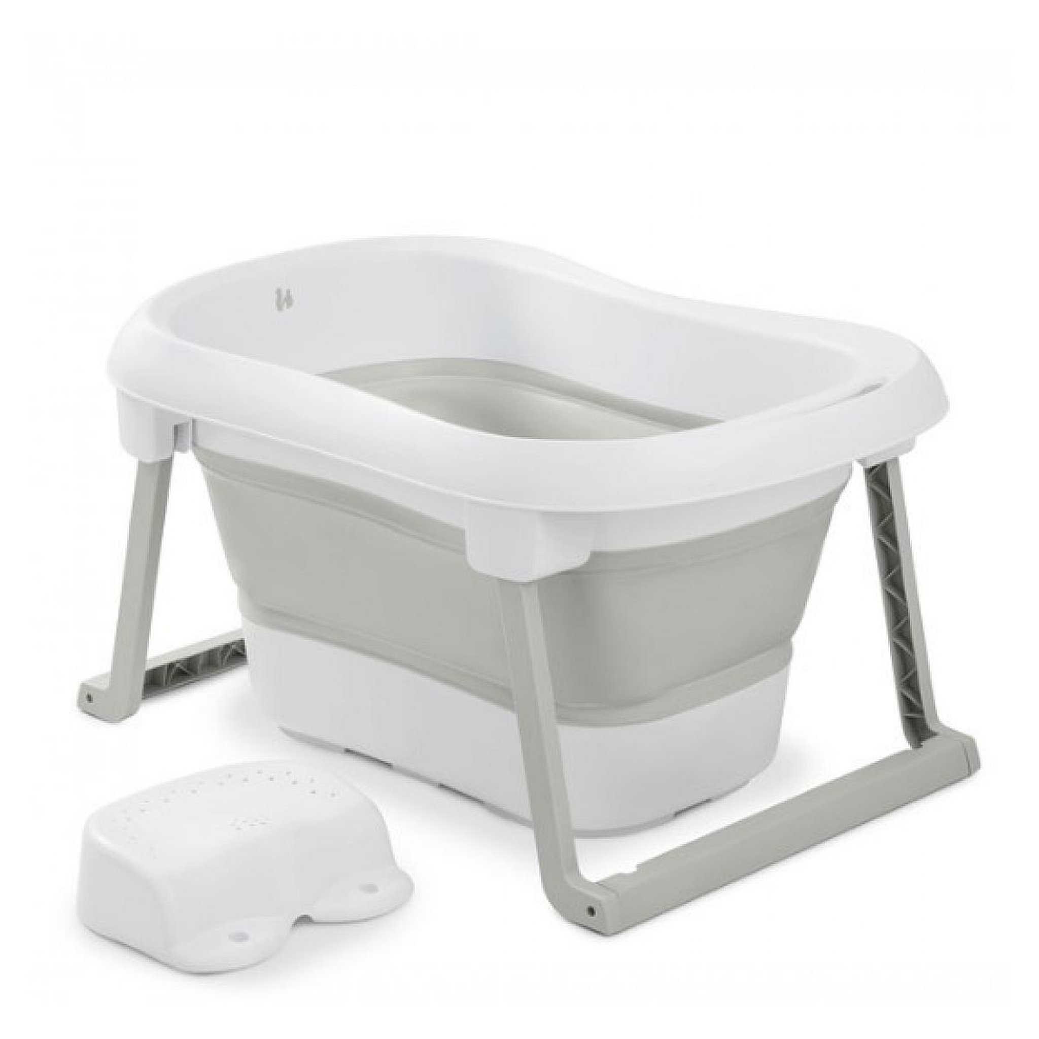 Voir la diapositive 1 : HAUCK Baignoire Wash N Fold L Blanc/Sauge