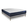 Voir la diapositive 2 : ACTISOM Ensemble matelas ACTILATEX TECH 120x190 Mémoire de forme Maxi épaisseur 5zones de confort + sommier KIT gris