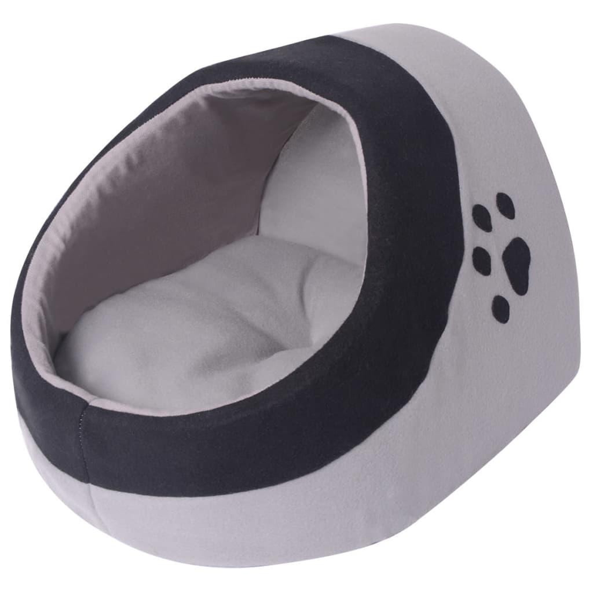 Voir la diapositive 1 : VIDAXL Lit pour chats Gris et noir M