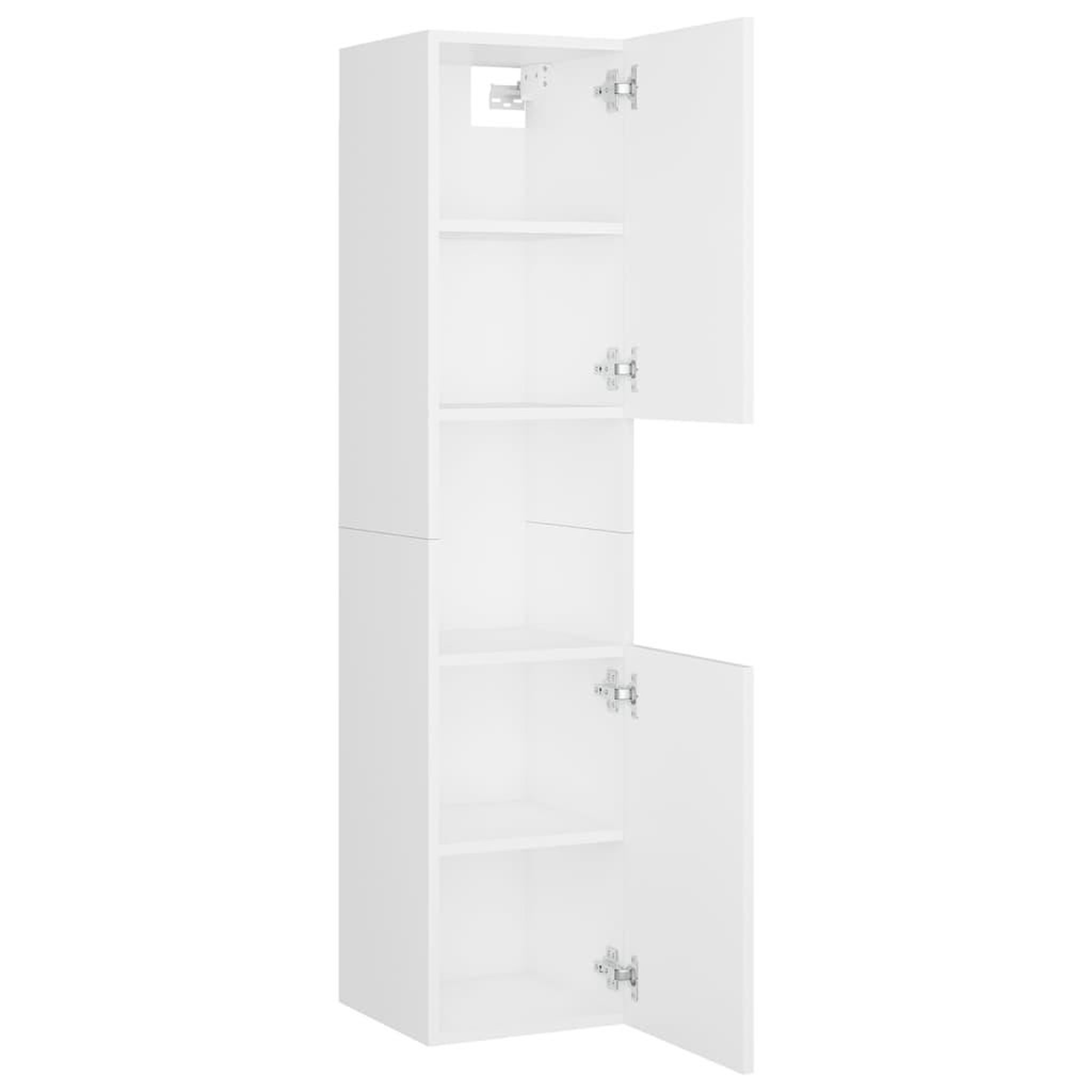 Voir la diapositive 5 : VIDAXL Ensemble de meubles de salle de bain Blanc Agglomere