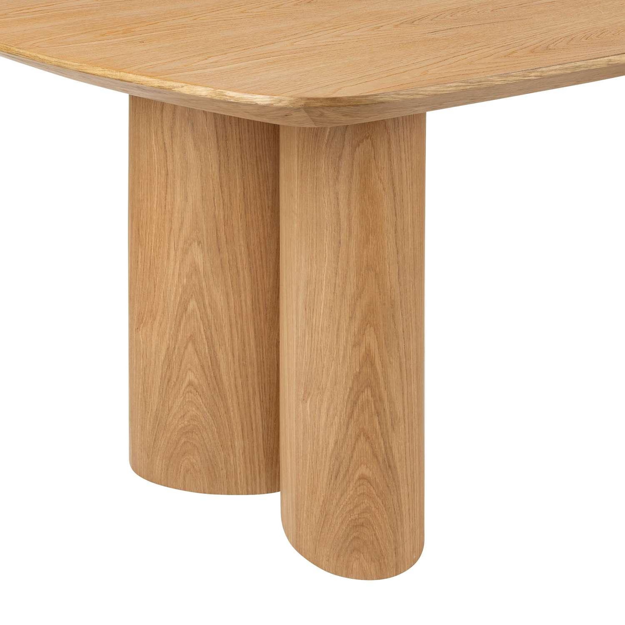 Voir la diapositive 3 : ATMOSPHERA Table à manger en bois pour 8 personnes aliona - marron