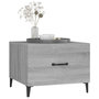 Voir la diapositive 4 : VIDAXL Tables basses avec pieds en metal 2 pcs Sonoma gris 50x50x40 cm