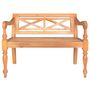 Voir la diapositive 2 : VIDAXL Banc Batavia 98 cm Bois d'acajou massif Marron clair