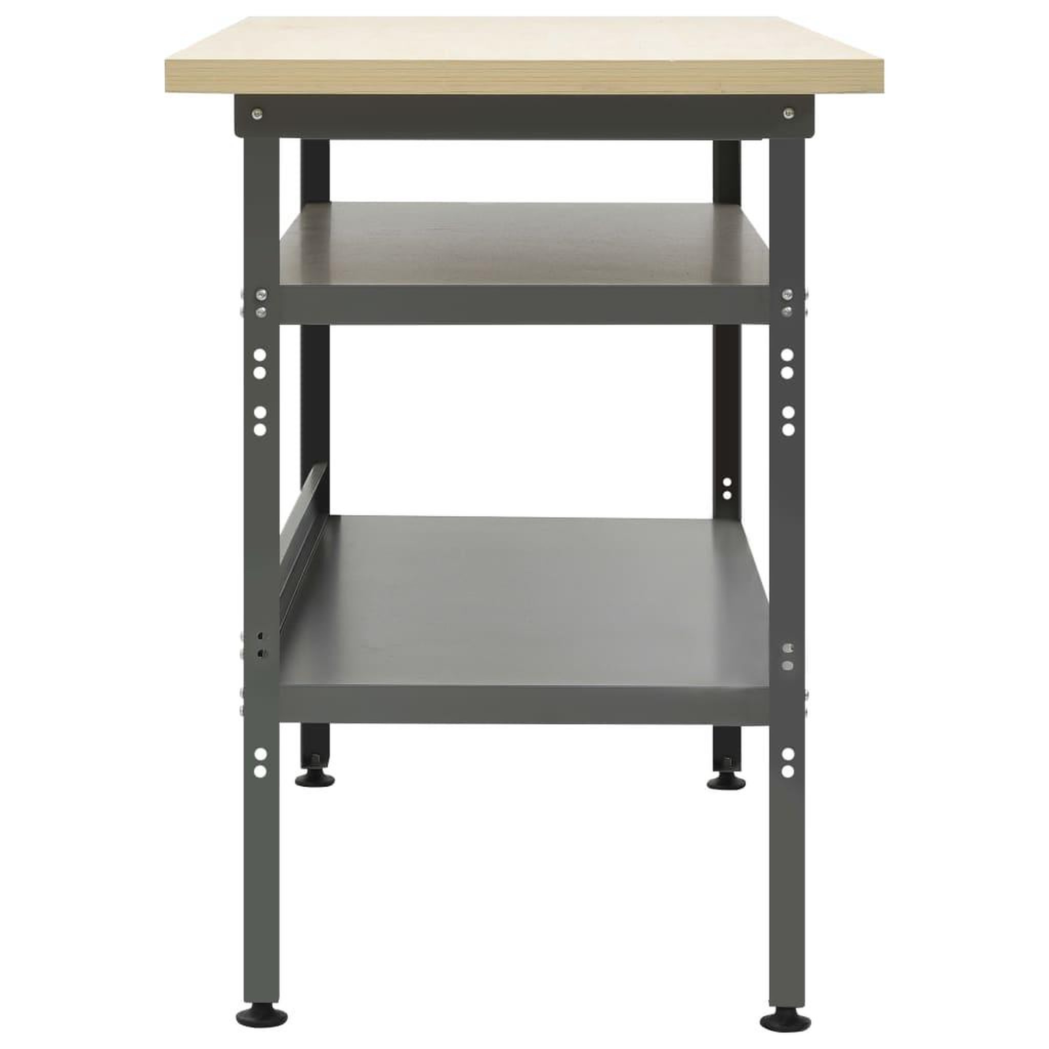 Voir la diapositive 3 : VIDAXL Etabli Gris 120x60x85 cm Acier