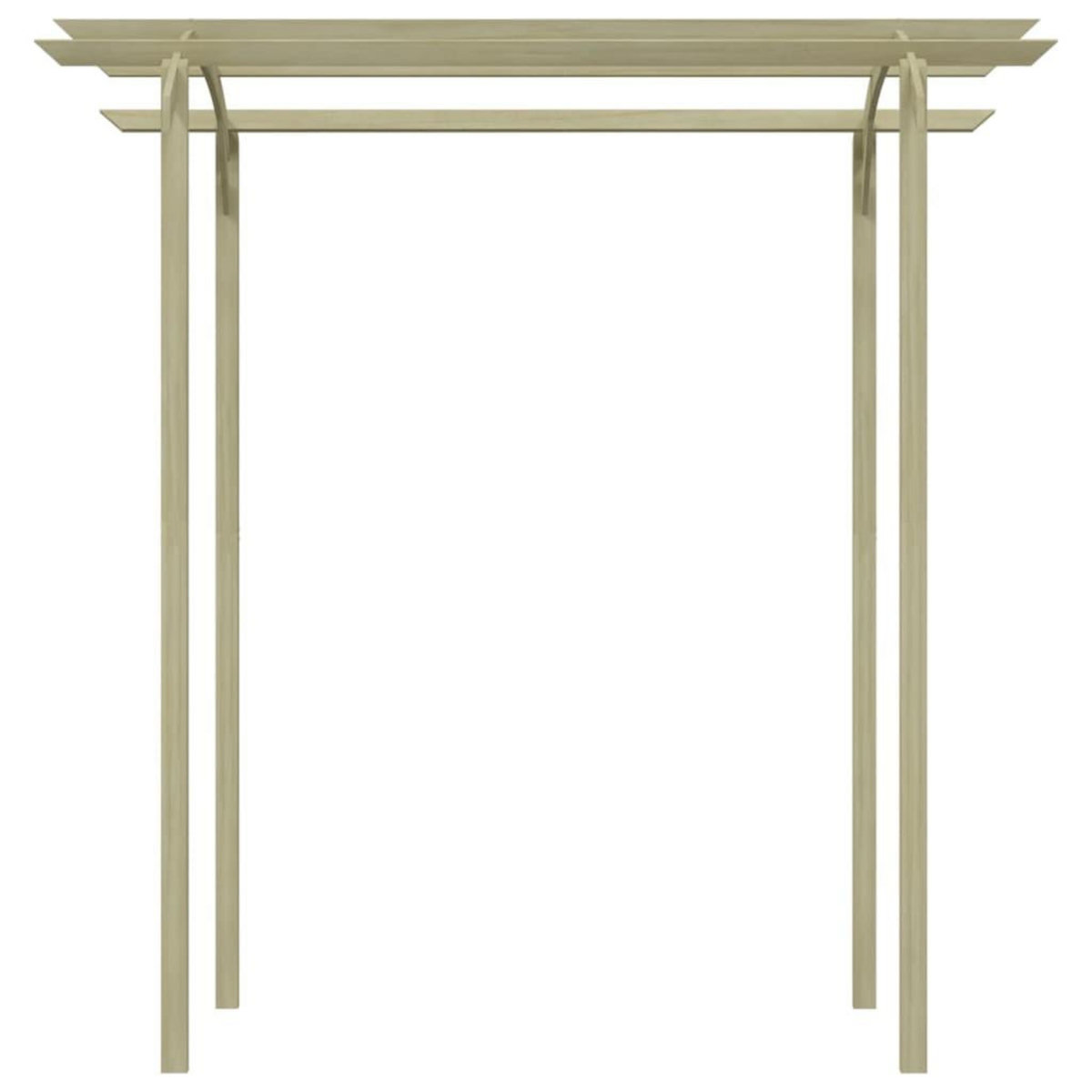 VIDAXL Pergola de jardin 180x197x210 cm Bois de pin impregne