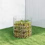 VIDAXL Composteur de jardin Ø50x50 cm Acier galvanise