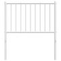 Voir la diapositive 5 : VIDAXL Tete de lit metal blanc 80 cm