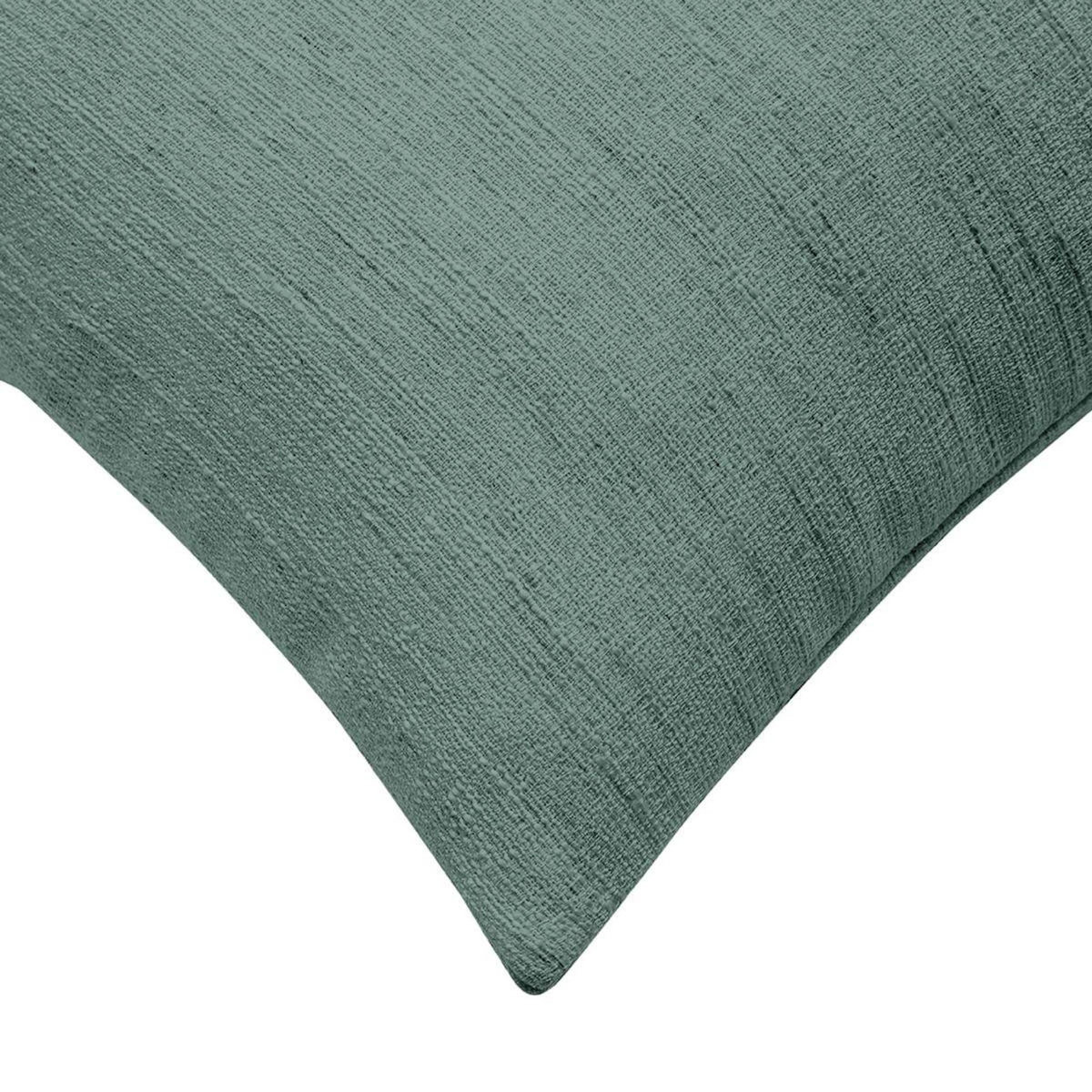Paris Prix Coussin Effet Lin Tissé  Nando  45x45cm Vert Cèdre