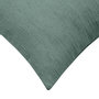 Voir la diapositive 3 : Paris Prix Coussin Effet Lin Tissé  Nando  45x45cm Vert Cèdre