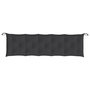 Voir la diapositive 4 : VIDAXL Coussin de banc de jardin noir 180x50x7 cm tissu oxford
