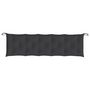 Voir la diapositive 4 : VIDAXL Coussin de banc de jardin noir 180x50x7 cm tissu oxford