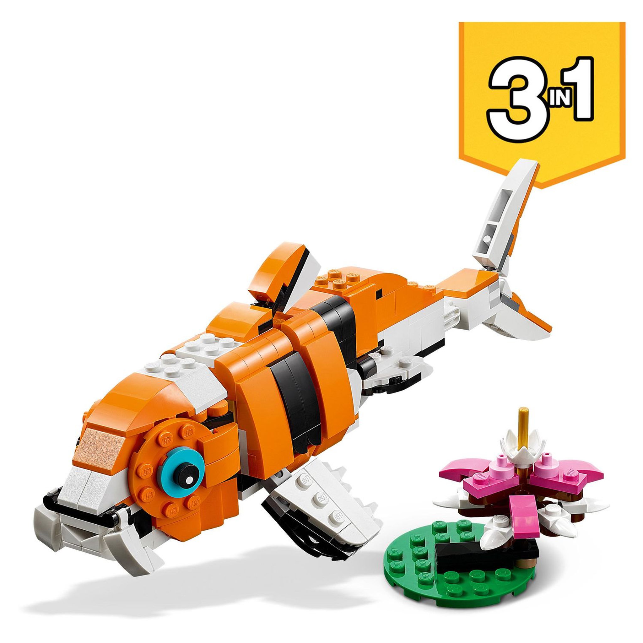 Voir la diapositive 5 : LEGO Creator 3 en 1 31129 Sa Majesté le Tigre, Jouet pour Filles et Garçons dès 9 Ans